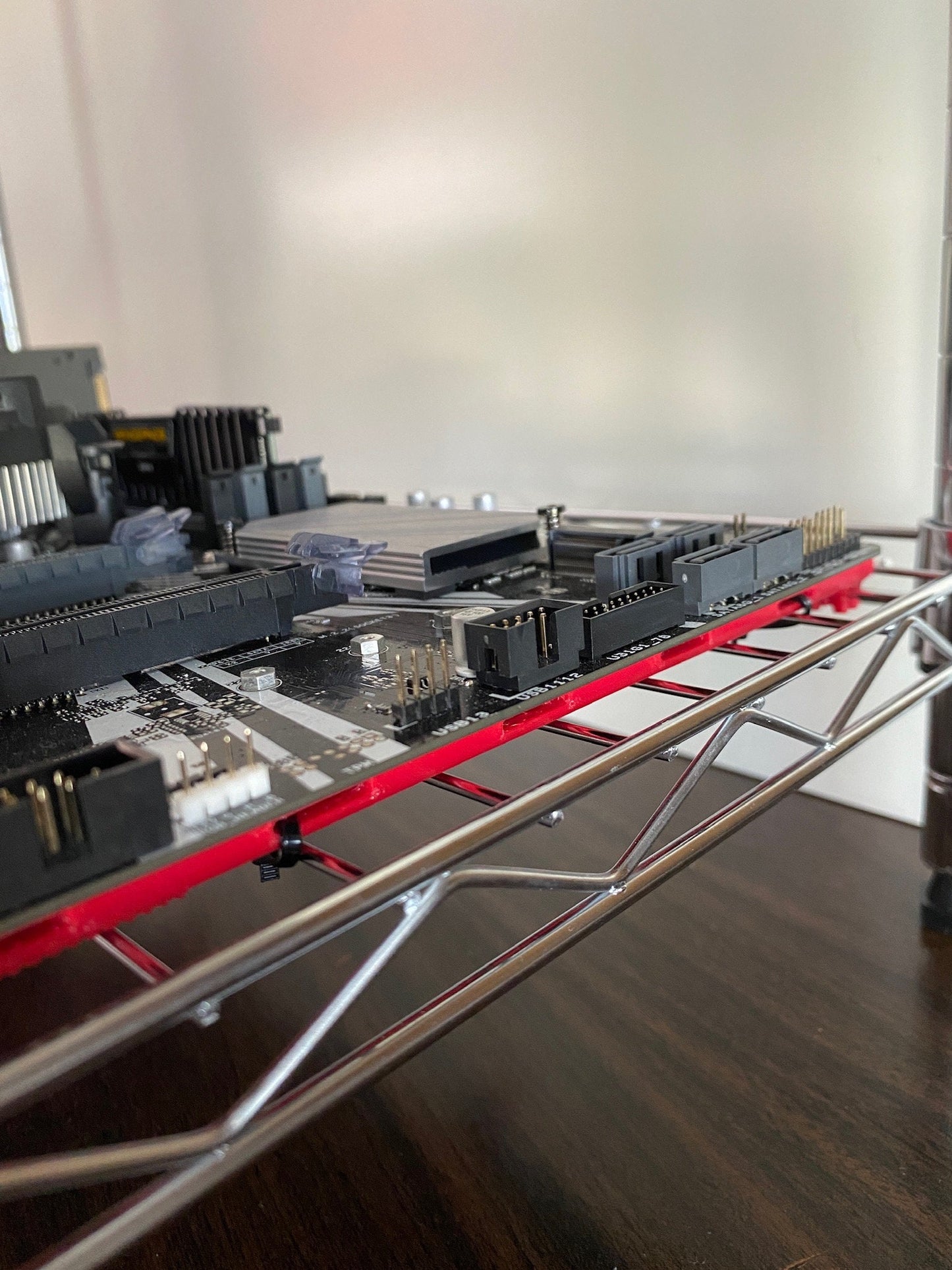 Wire Rack Motherboard Standoffs and Hangers for Mining Rig Shelf // Multi Purpose // 3D printed