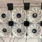 120 mm Fan Wire Rack for up to 10 fans // Wire Shelf // 3D printed //