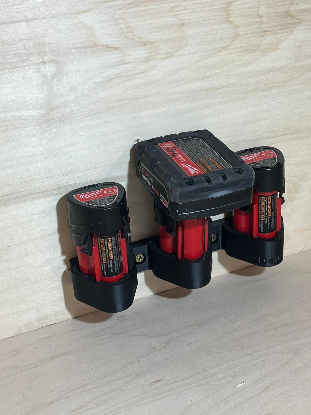 Milwaukee M12 Battery Mount // Triple // Double // Single