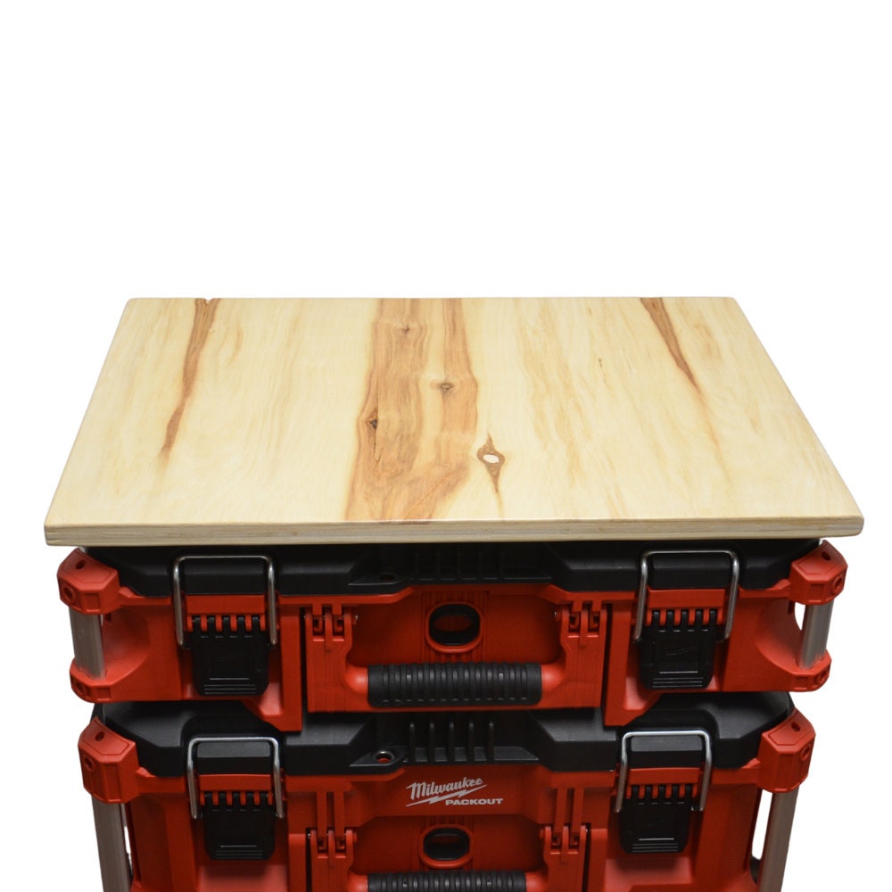 Wood Worktop compatible with Milwaukee Packout by 3Dbility // Workstation // Workbench // Plywood