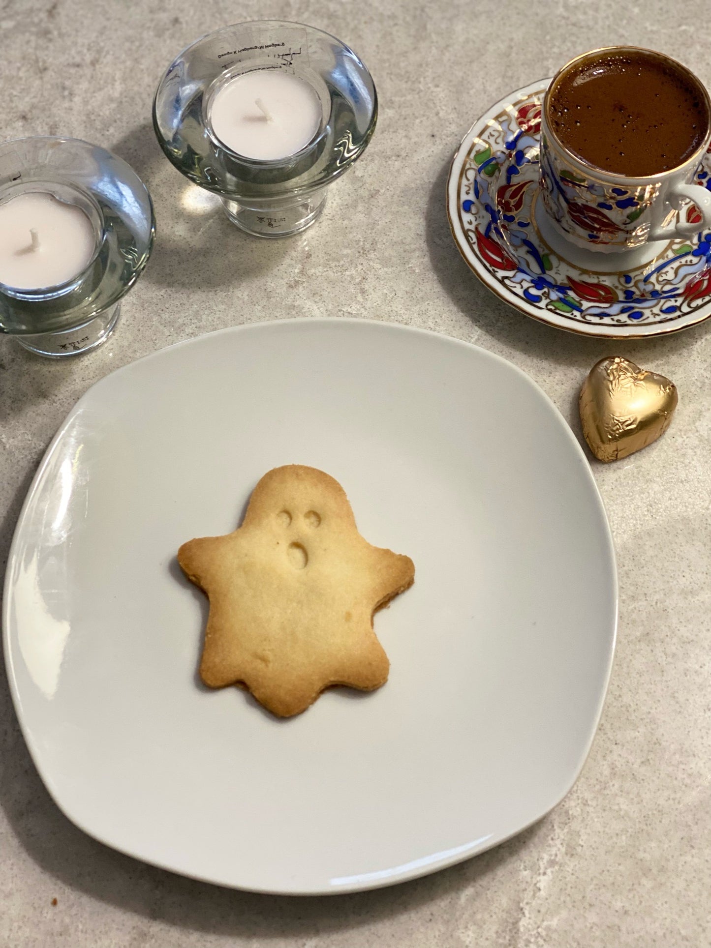 Ghost with Eyes Cookie Cutter