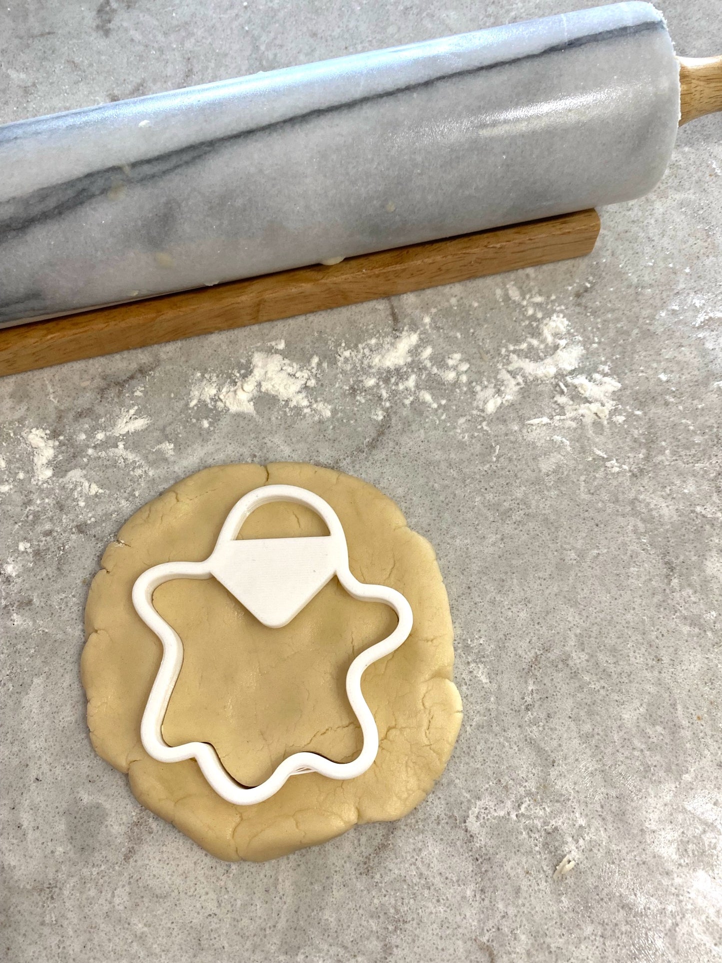 Ghost with Eyes Cookie Cutter